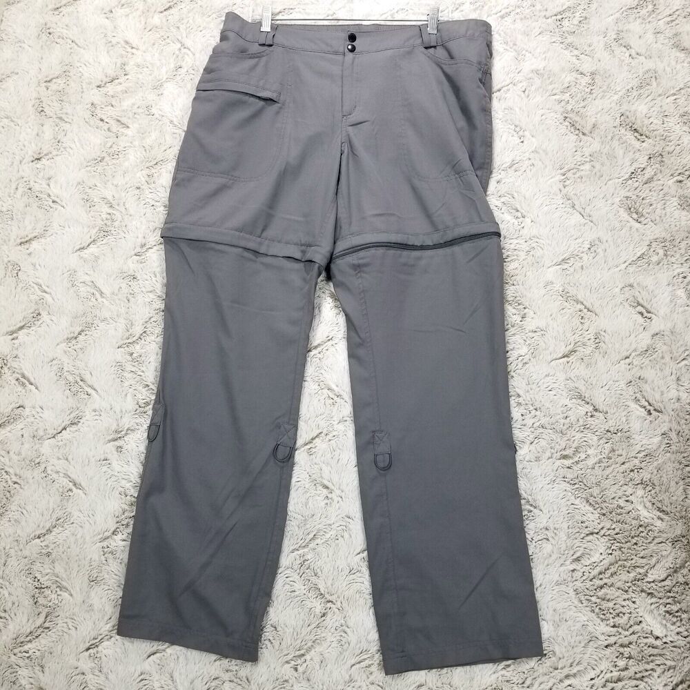Magellan Outdoors Convertible Zip Pants Womens XL Regular Straight Performance